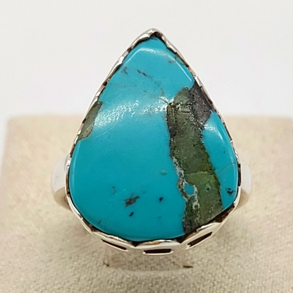Jewelry - Sterling Silver Blue Turquoise Ring